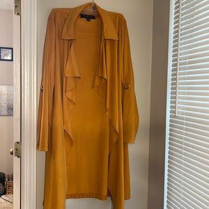Marc New York suede mustard jacket. Size medium.